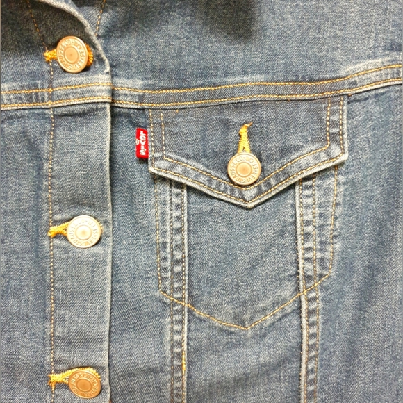 Levis Denim long-sleeved mini dress (sml) - Picture 2 of 5